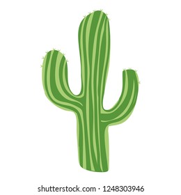Cute Cactus Cartoon Stock Vector (Royalty Free) 1248303946