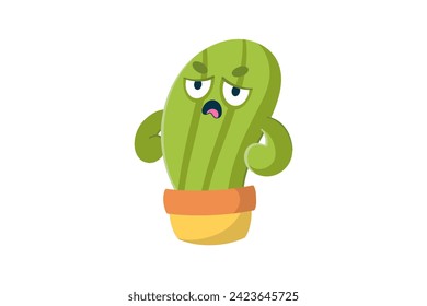 Cute Cactus Funny and Weird Sticker