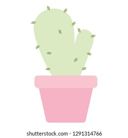 cute cactus plant icon