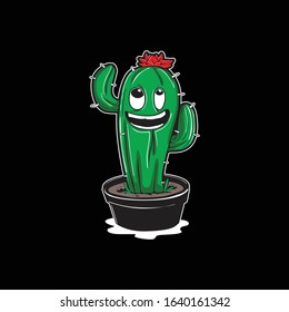 cute cactus that is always happy, helpful and welcoming