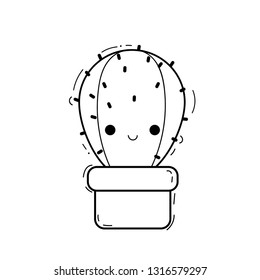 Cute cactus-Vector Illustration