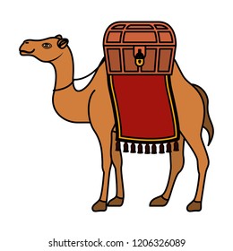 cute camel desert animal