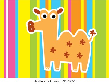 cute camel greeting