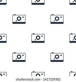 Cute camera seamless pattern background,Vector and Illustration. 