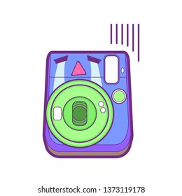 cute camera sticker emoticon
