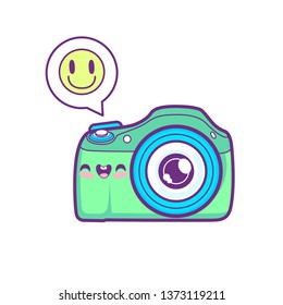 cute camera sticker emoticon