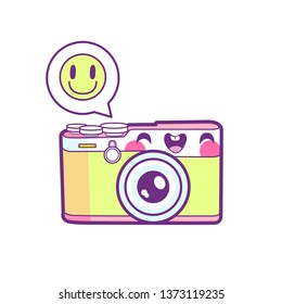 cute camera sticker emoticon