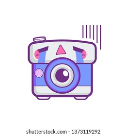 cute camera sticker emoticon