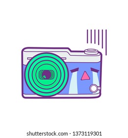 cute camera sticker emoticon