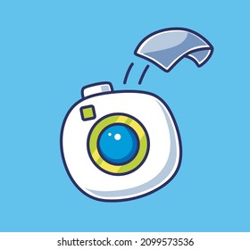 cute camera taking a picture