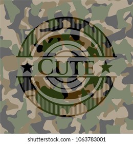 Cute camo emblem