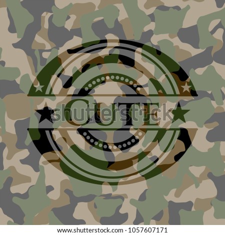Cute camouflage emblem