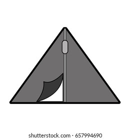 cute camping tent cartoon
