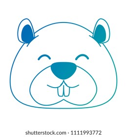 cute canadian marmot icon