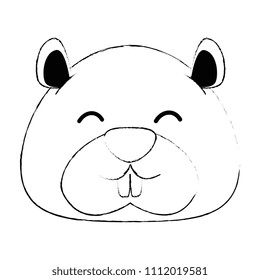 cute canadian marmot icon