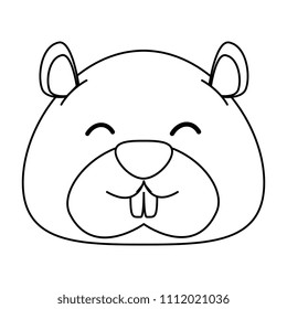 cute canadian marmot icon