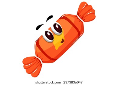 Cute Candy Character Design Illustration
