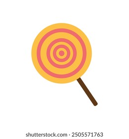 cute candy, sweet, lollipop and fun icon