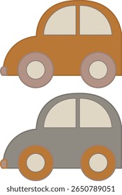 Cute car cartoon Vector illustration for kid's rooms children's clothes posters invitation