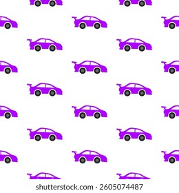 cute car toy pattern background. car illustration pattern background. cute car pattern illustration.