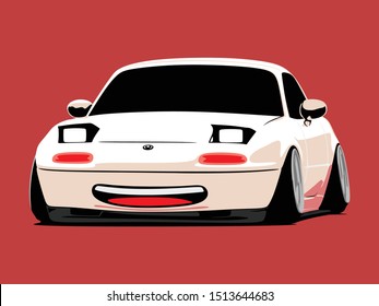 cute car vector illustration cartoon