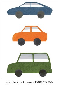 Conjunto de ilustraciones de vector de vehículo de corte