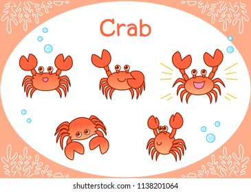 Cute carb Cartoon set
Illustration of aquarium isolated on a white background.