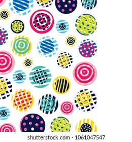 Cute card with abstract polka dot.