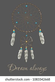 Cute card with Dreamcatcher