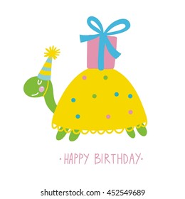 Cute card with tortilla
