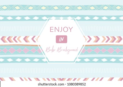 cute cards for banners,Flyers,Placards with boho background