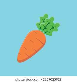 cute carrot vegetable cartoon vector icon illustration food nature icon concept for kid vitamin