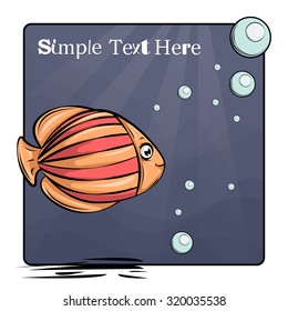 cute cart with place for text.