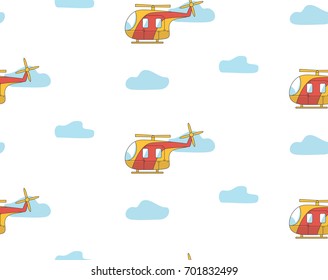 Cute cartoon air pattern