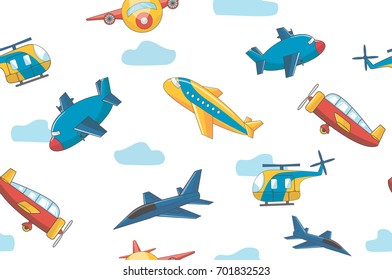 Cute cartoon air pattern