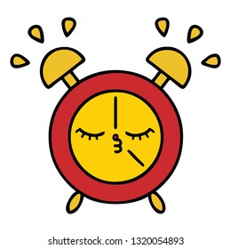 tira cómica de un reloj despertador
