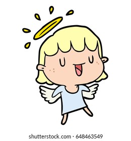 cute cartoon angel