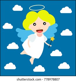 cute cartoon angel