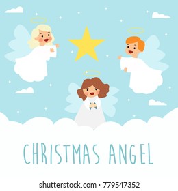 cute cartoon angels
