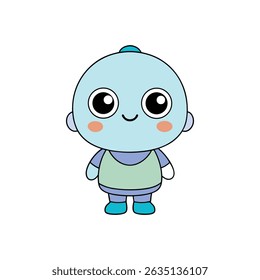 Cute Cartoon Animal Characters | Kawaii Style Vector Illustration Set