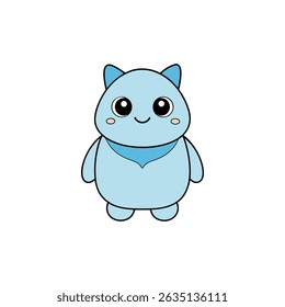 Cute Cartoon Animal Characters | Kawaii Style Vector Illustration Set