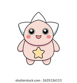 Cute Cartoon Animal Characters | Kawaii Style Vector Illustration Set