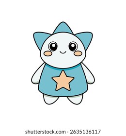 Cute Cartoon Animal Characters | Kawaii Style Vector Illustration Set