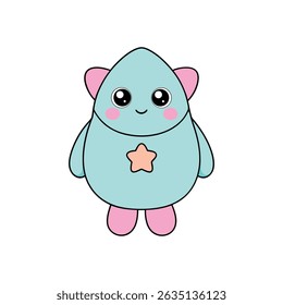 Cute Cartoon Animal Characters | Kawaii Style Vector Illustration Set