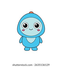 Cute Cartoon Animal Characters | Kawaii Style Vector Illustration Set