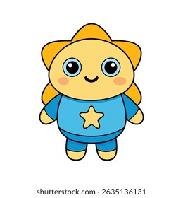 Cute Cartoon Animal Characters | Kawaii Style Vector Illustration Set