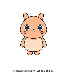 Cute Cartoon Animal Characters | Kawaii Style Vector Illustration Set