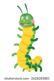 Cute cartoon animal. Funny kids, wall decorate. Children room wall sticker as interior decor
