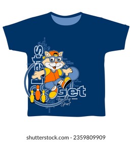 Cute cartoon animal sports, flat vector collection