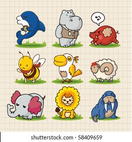 cute cartoon animals